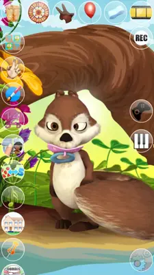 Talking Baby Squirrel android App screenshot 1